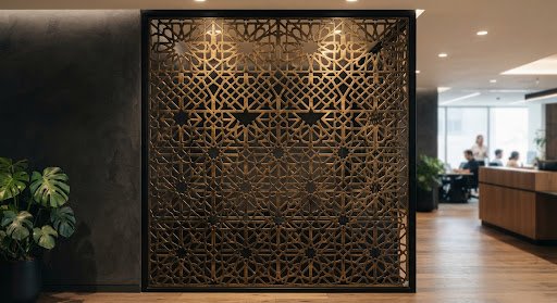 Cold-Forged Brass Mandala Jaali